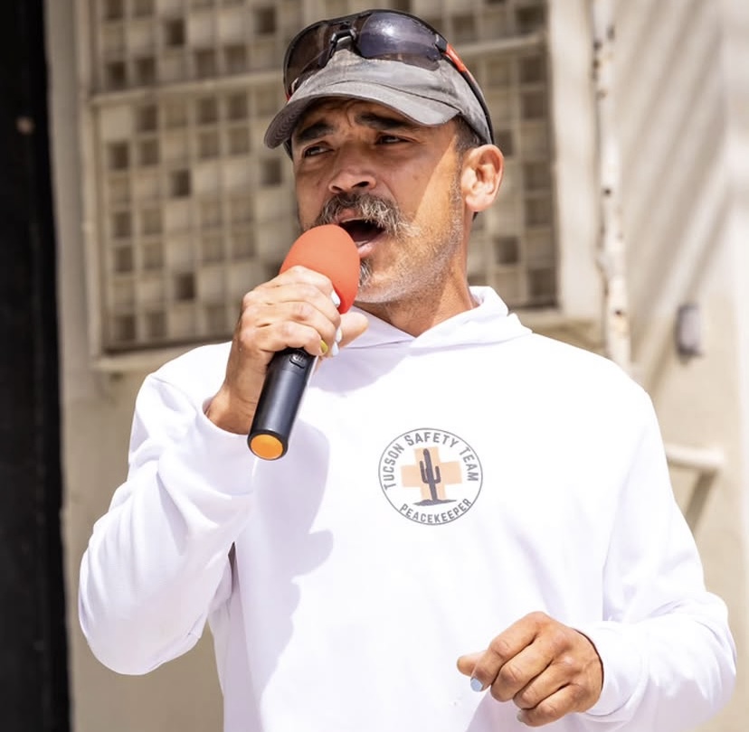 Food Army speaker at community event